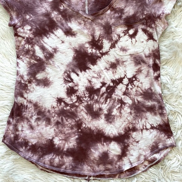 Anthropologie Porridge Tie Dye Pocket Tee - Picture 6 of 10